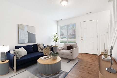 Floor plan for 2 beds, 2 baths, 711 sqft